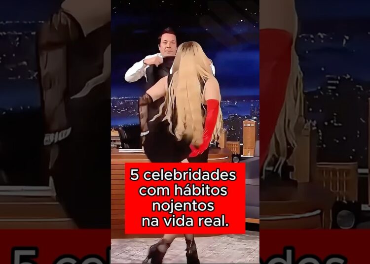 5 celebridades com hábitos nojentos na vida real.