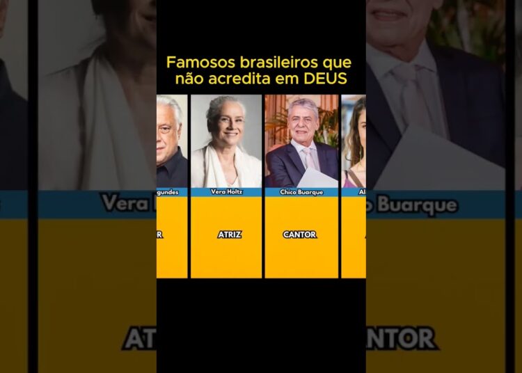 Famosos brasileiros que não acredita em Deus #ateu #famosos #atores #cantores #curiosodades