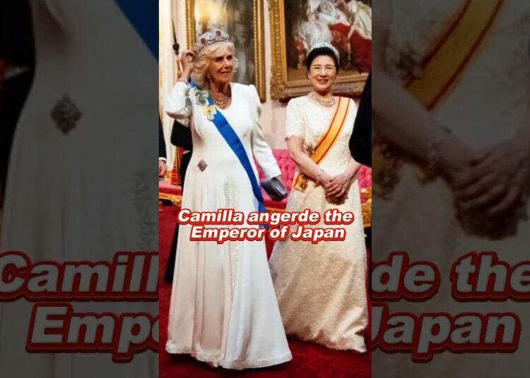 Camilla angerde the Emperor of Japan #camilla #royal #fyp #queenelizabeth #shorts