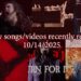 48 novas músicas/vídeos lançados recentemente – 14/10/2025
