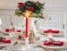 A mesa de Natal pode ser simples, mas elegante.