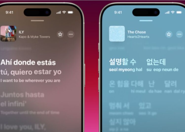 A nova atualização da Apple Music adiciona AutoMix, letras multilíngues e estatísticas de reprodução