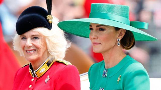 A 'visibilidade crescente' de Kate Middleton é perturbadora para a rainha Camilla, afirma fonte real