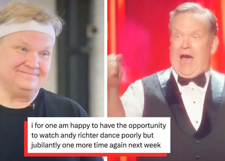 Andy Richter está atualmente desfrutando de um renascimento em “Dancing With The Stars”