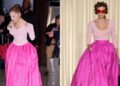 Ariana Grande pensa rosa em Andreas Kronthaler para Vivienne Westwood