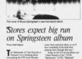 As lojas esperam grande sucesso no álbum 'Live' de Springsteen (1986)