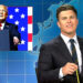Atualização de fim de semana Lampoons Trump discurs