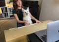 Cachorro de St. Louis, dono de piano, impressiona nas redes sociais