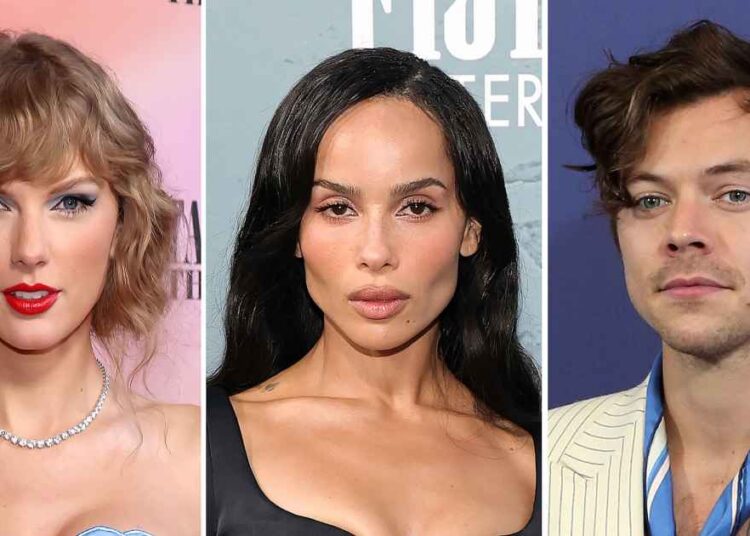 Como Taylor Swift se sente sobre Zoe Kravitz namorando Harry Styles (Excl)