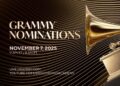Como assistir às indicações ao GRAMMY de 2026: transmissão ao vivo na sexta-feira, 7 de novembro de 2025