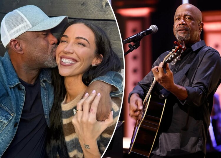 Darius Rucker noivo de Emily Deahl