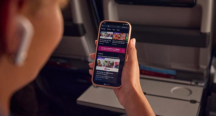 Delta recebe o YouTube e o YouTube Premium para IFE