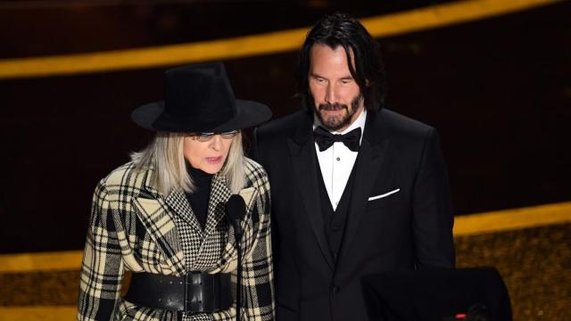 Diane Keaton recebe homenagem sincera de Keanu Reeves
