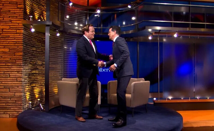 Diário de Jeff Gianola: Conversando com Stephen Colbert