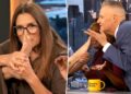Drew Barrymore sente o cheiro de seus pés ‘sujos’ ao vivo na TV e os empurra na cara dos co-apresentadores