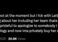 Ela está batendo sobre cardi b?