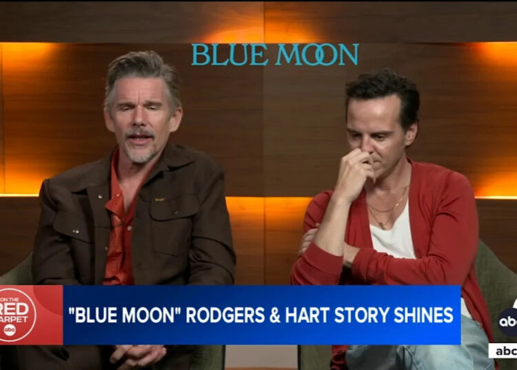 Ethan Hawke e Richard Linklater se unem pela 8ª vez no novo filme de Rodgers & Hart, ‘Blue Moon’