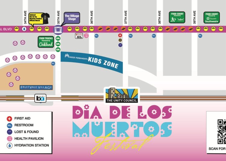 Eventos do Día de los Muertos de 2025 na área da baía