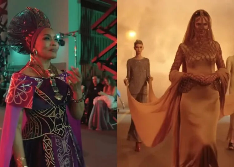 Film & Nerdy Fashion Combine para Vogue World: Hollywood Fashion Show