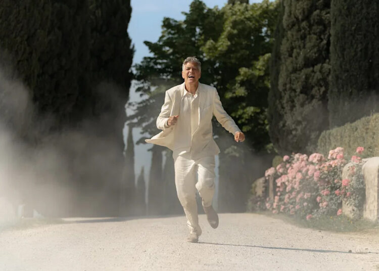George Clooney se dá uma festa de pena de fama em novo filme