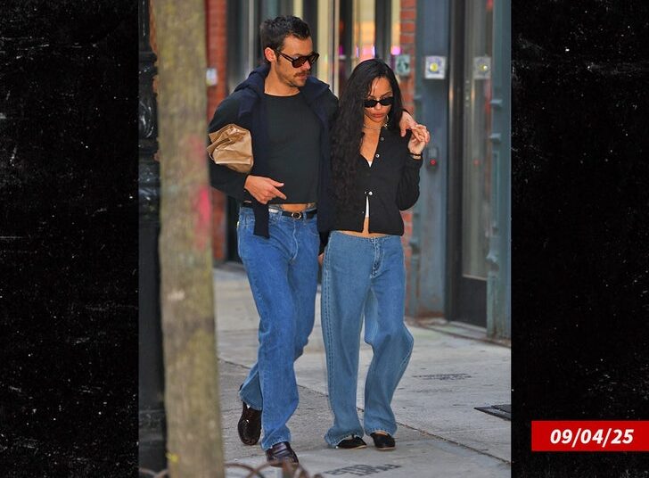 Harry Styles e Zoe Kravitz se reúnem para um encontro noturno na cidade de Nova York