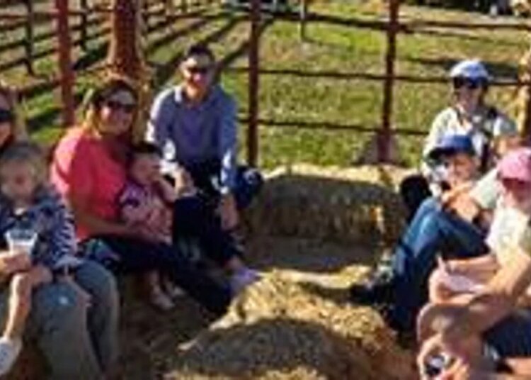 Hayrides, música ao vivo e mordidas frescas da fazenda