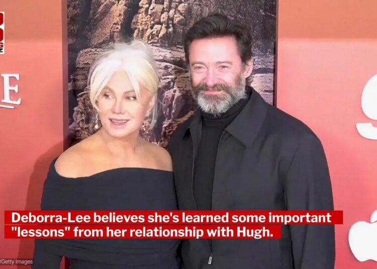 Hugh Jackman e Sutton Foster estreia no tapete vermelho