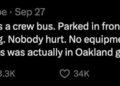 Ice Cube diz que um 'covarde' incendiou o ônibus da tripulação em Portland: 'Todo mundo estava no andar de cima dormindo'