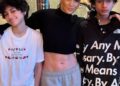 Jennifer Lopez, Kids Max & Emme no tapete vermelho da Spider Woman