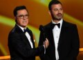 Jimmy Kimmel apoiado pelas estrelas da Disney Mark Ruffalo e Pedro Pascal