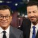 Jimmy Kimmel e Stephen Colbert trocam histórias de como seus shows foram cancelados