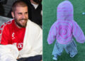 Justin Bieber compartilha novas fotos do filho Jack Blues, de 13 meses, enquanto ele anda com uma roupa colorida