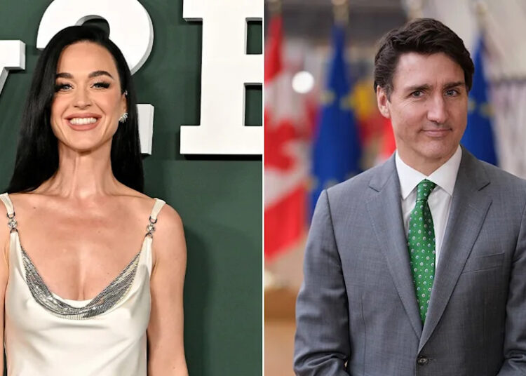 Katy Perry e Justin Trudeau fazem sua primeira estreia pública como casal e caminham de mãos dadas em Paris