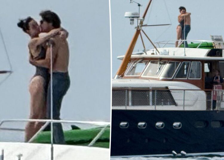 Katy Perry e Justin Trudeau são vistos se beijando no iate do cantor