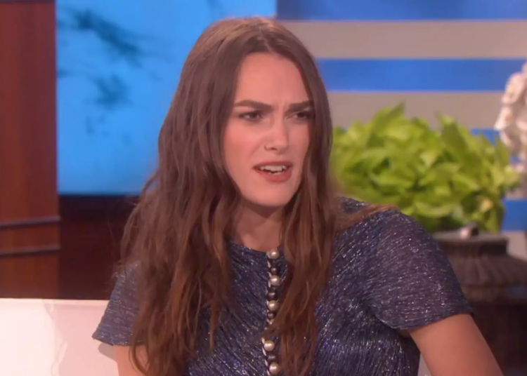 Alguns fãs dos clássicos argumentaram contra a explicação de Keira Knightley (The Ellen Degeneres Show)