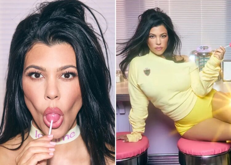 Kourtney Kardashian está lançando pirulitos para sua vagina