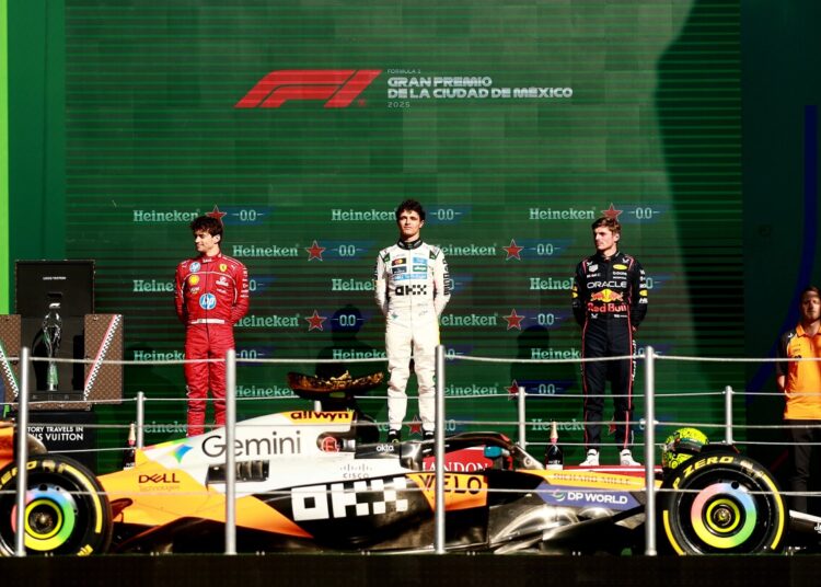 Lando Norris triunfa no México e se torna líder da F1 em evento cheio de estilo – Celebrity Land