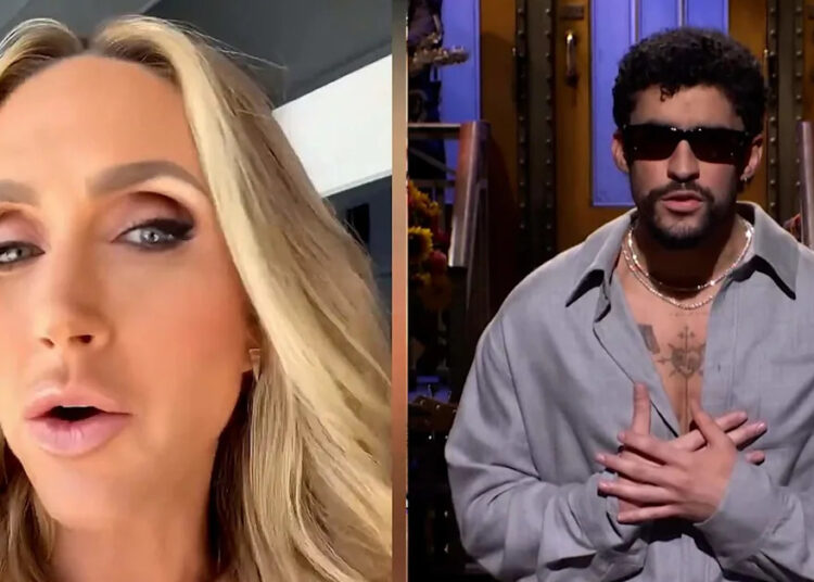 Lara Trump provoca as pessoas que estão 'derretendo' por causa de sua oferta para cantar no programa do intervalo do Super Bowl