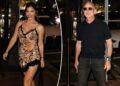 Lauren Sánchez exibe pernas compridas para um encontro noturno com o marido Jeff Bezos