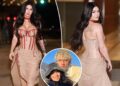 Megan Fox mostra curvas em vestido espartilho 7 meses depois de dar as boas-vindas ao bebê com MGK