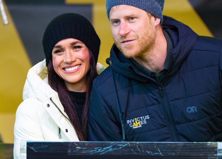 Meghan Markle e Príncipe Harry no Projeto Healthy Minds Gala