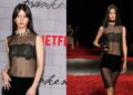 Mia Goth fica pura em Ferragamo para a exibição de 'Frankenstein' em Nova York