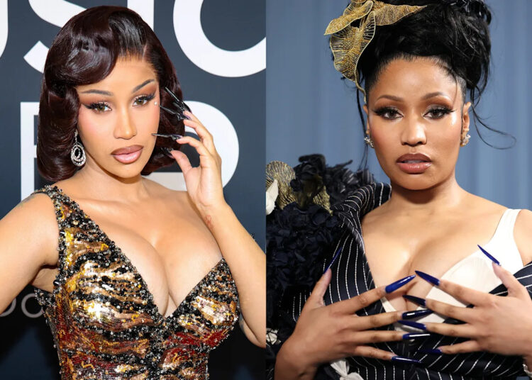 Nicki Minaj e Cardi B estão trocando tweets incendiários - e está aumentando rapidamente
