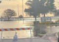 Union Point Park inundado