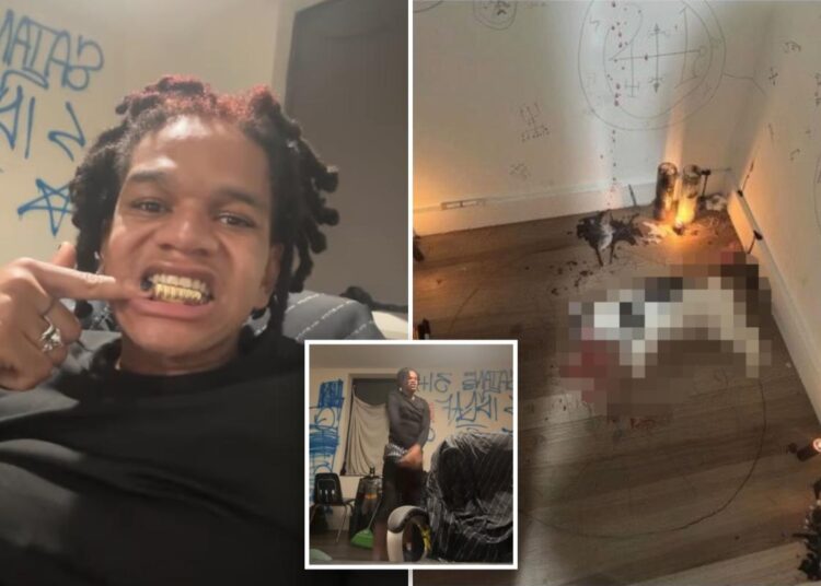 O aspirante a rapper de Nova York 'sacrifica' gato a Satanás em promoção musical e enlouquece quando ele se torna viral
