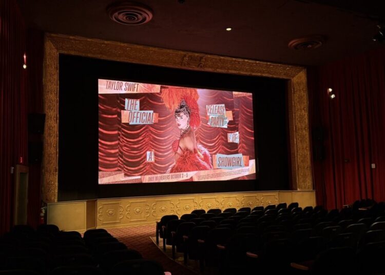 O novo álbum de Taylor Swift comemorado com filme especial no Belcourt Theatre