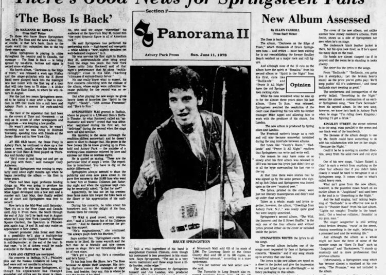 O que achamos de 'Darkness on the Edge of Town' de Bruce Springsteen? Revisão (1978)