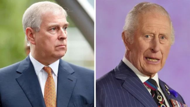 O que aconteceu com o rei Charles e o príncipe Andrew antes da perda do título?