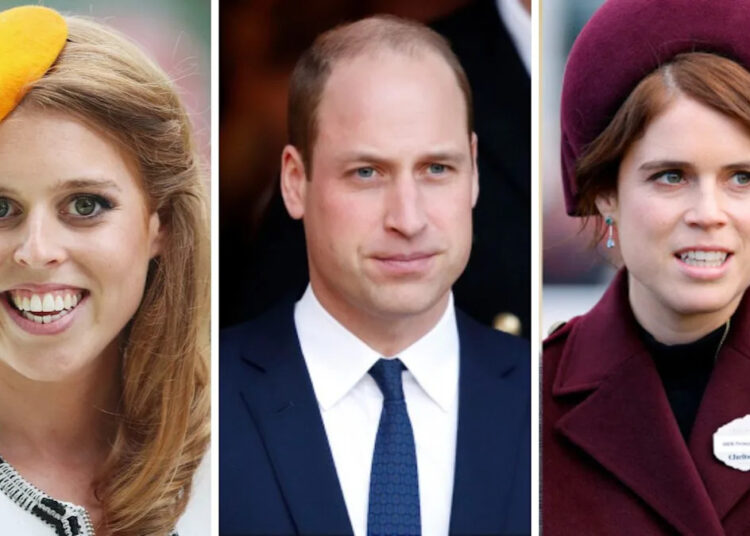 O relacionamento do príncipe William com Beatrice e Eugenie toma um rumo dramático depois que ele 'ameaça' tirar seus títulos reais