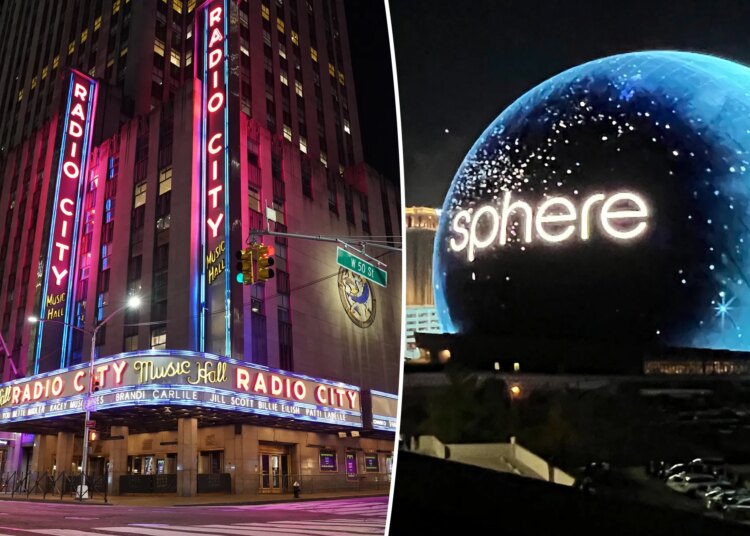 O sistema de som de alta tecnologia do Sphere está chegando ao Radio City